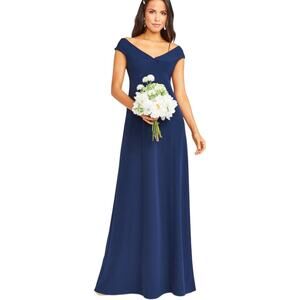 Show Me Your Mumu Navy Twist Gown, size S